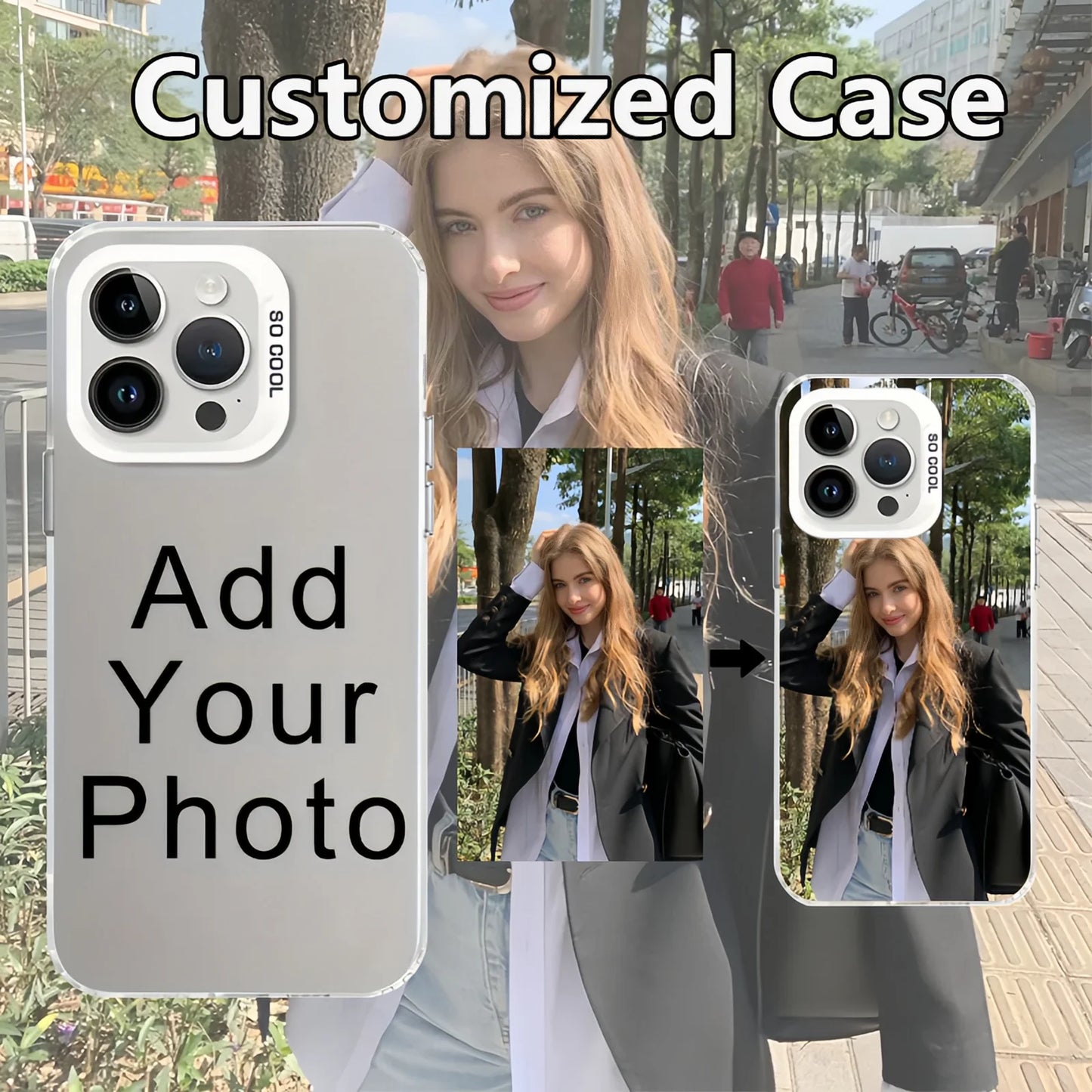 iPhone 17 16 16e 15 14 13 12 11 Pro Max Mini SE 2020 2022 XS XR 7 8 Plus Air DIY Customized Trendy Phone Cases with Photos
