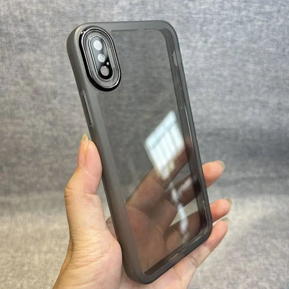 For iPhone X Case iPhone XS Phone Case iPhone XS Cover iPhone XS Max iPhone X XS XSMAX Shookproof Plating Silicone Back Cover