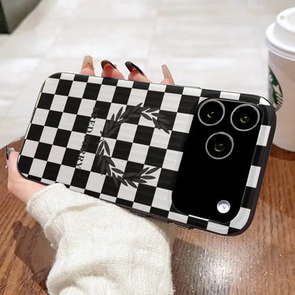 F-Fred Luxuxy Perry For IPhone 17 16 15 Plus Pro Max 12 14 Plus 11 13 Wave Corrugated Stripe Funda Phone Cover