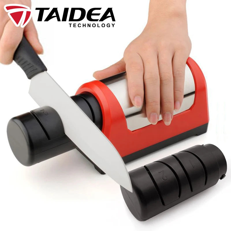 Afiador de Facas Elétrico TAIDEA — Pedra de Diamante para Facas de Cozinha
