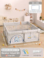 PANGDUBE Baby Playpen Playard Sturdy Safety Fence Large Activity Play Area for Toddler Indoor Play Yard with Breathable Mesh