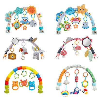 Baby Stroller Arch Toys Bouncer Toy Pram Activity Arch Toys Fine Motor Skills Toys Sensory Development Arch Baby Car Seat Toys