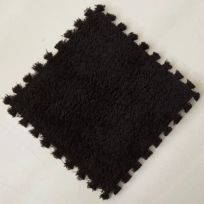 Puzzles Carpet Soft Plush Mat Baby Play Mat Baby Toys in Children's Room Keep Warm Anti-slip Home Decor Rugs 30*30*1CM