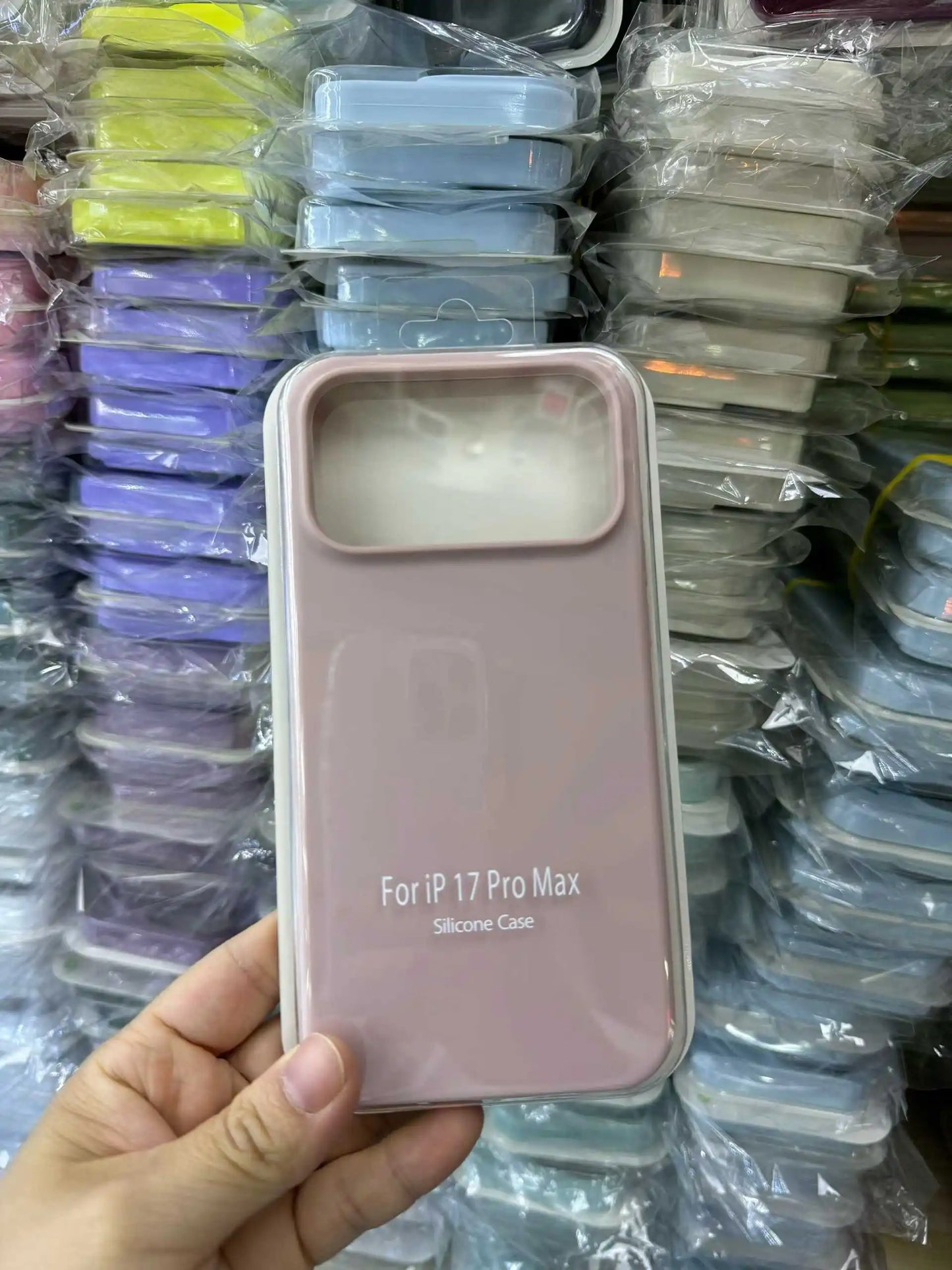 Official Liquid Silicone Skin Feel Case For IPhone 18 Pro Max 17 Pro Air Macaron Solid Candy Colour Color with Packet Box Cover