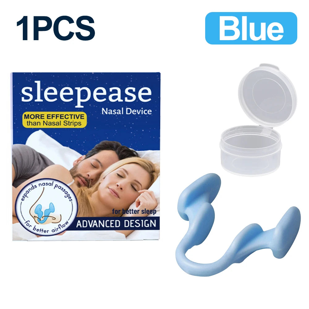 Clip Nasal de Silicone Antirronco — Dilatador Nasal para Respirar Melhor e Dormir Bem