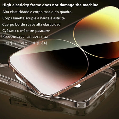 Magnetic Attraction Clear Original Case For Iphone 16 15 14 13 12 Mini 17 Air 11 Pro Max 7 8 Plus Xs Xr Se Magsafe Magnet Cover
