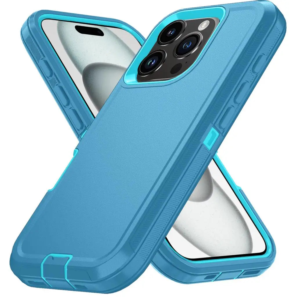 Armor Shockproof Defender Phone Case For iphone 11 12 13 14 15 Pro Max X XS XR XSMAX 7 8 Plus SE2 SE4 Hard PC+TPU Back Cover valor