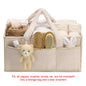 PANGDUBE Plush Baby Diaper Bag with Cute Bear Nappy Organizer Diaper Caddy Diaper Stackers & Caddies Mom Bag for Baby Things