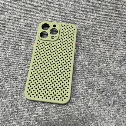 Cooling Breathable Soft Silicone Case For iPhone 17 Air 16 16E 15 14 Plus 13 12 Mini 11 Pro Max XS Max X XR Bumper Back Cover