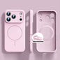 New Liquid Silicone Magnetic Case For iPhone 17 16 15 14 13 12 Pro Max 16 Plus Air Original Soft Cover For iPhone 17 16 Pro Max