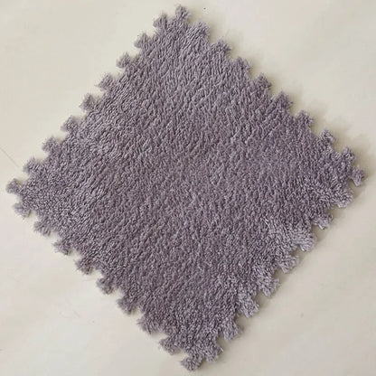Puzzles Carpet Soft Plush Mat Baby Play Mat Baby Toys in Children's Room Keep Warm Anti-slip Home Decor Rugs 30*30*1CM