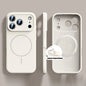 New Liquid Silicone Magnetic Case For iPhone 17 16 15 14 13 12 Pro Max 16 Plus Air Original Soft Cover For iPhone 17 16 Pro Max