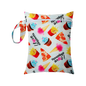 Mini Size 25x20cm Diaper Bag Waterproof Reusable Mummy Bag Printed Pocket Nappy Bags PUL Travel Wet Dry Bags Purple Color