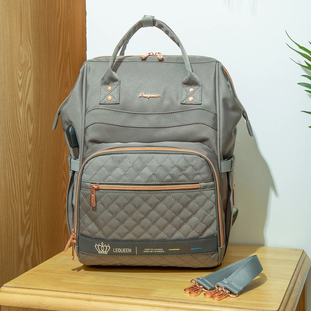LEQUEEN Diaper Bag Backpack Stroller Baby Bags for Mom Mommy Maternity Packages Nappy Packs Supplies for Pregnant Women
