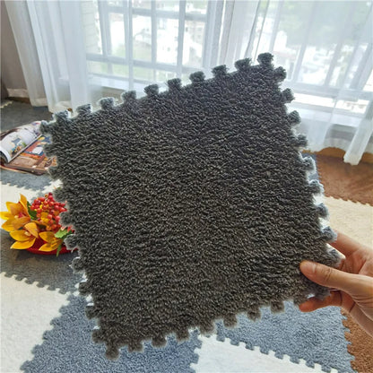 DHDH Soft Plush Kids Carpet Baby Play Mat Children's Rugs Toys EVA Foam Children's Mat Puzzle Interlock Floor Mats 30*30 CM