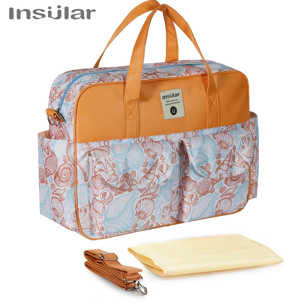 New Style Waterproof Diaper Bag Large Capacity Messenger Travel Bag Multifunctional Maternity Mother Baby Stroller Bags