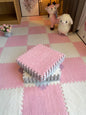 DHDH Soft Plush Kids Carpet Baby Play Mat Children's Rugs Toys EVA Foam Children's Mat Puzzle Interlock Floor Mats 30*30 CM