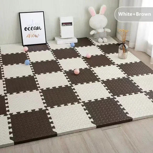 30cm Baby Foam Crawling Mat Children EVA Educational Toys Kids Soft Floor Game Mat Chain Fitness Brick Gym Game Carpet Kid Room