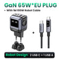 Carregador UGREEN 65W GaN Design Uno Robot — PD 3.0 | iPhone 17, MacBook e Xiaomi