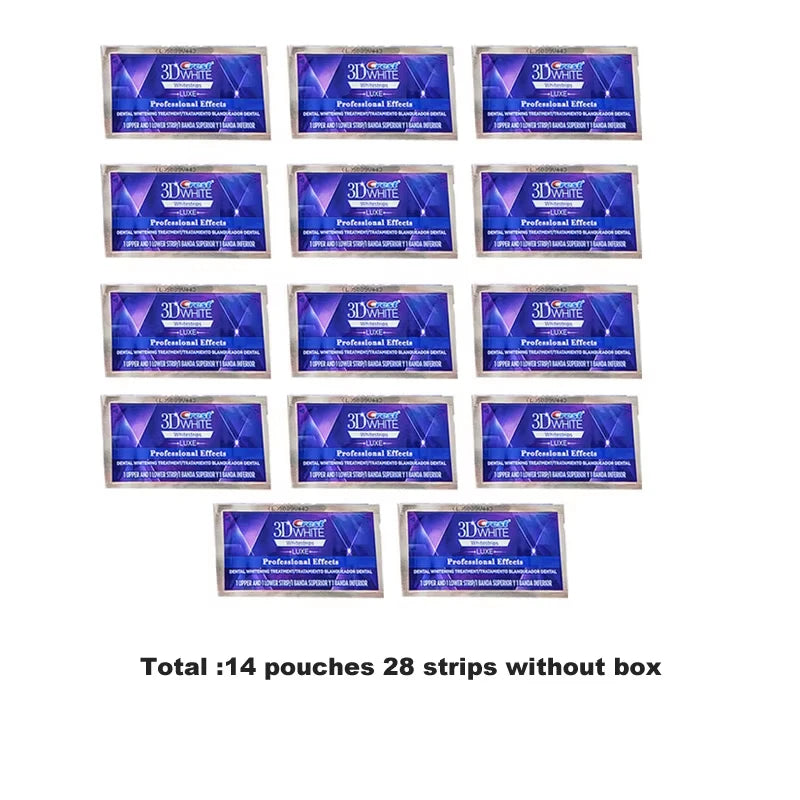 Fitas Clareadores Dentais Crest 3D Whitestrips — Efeito Profissional em Casa