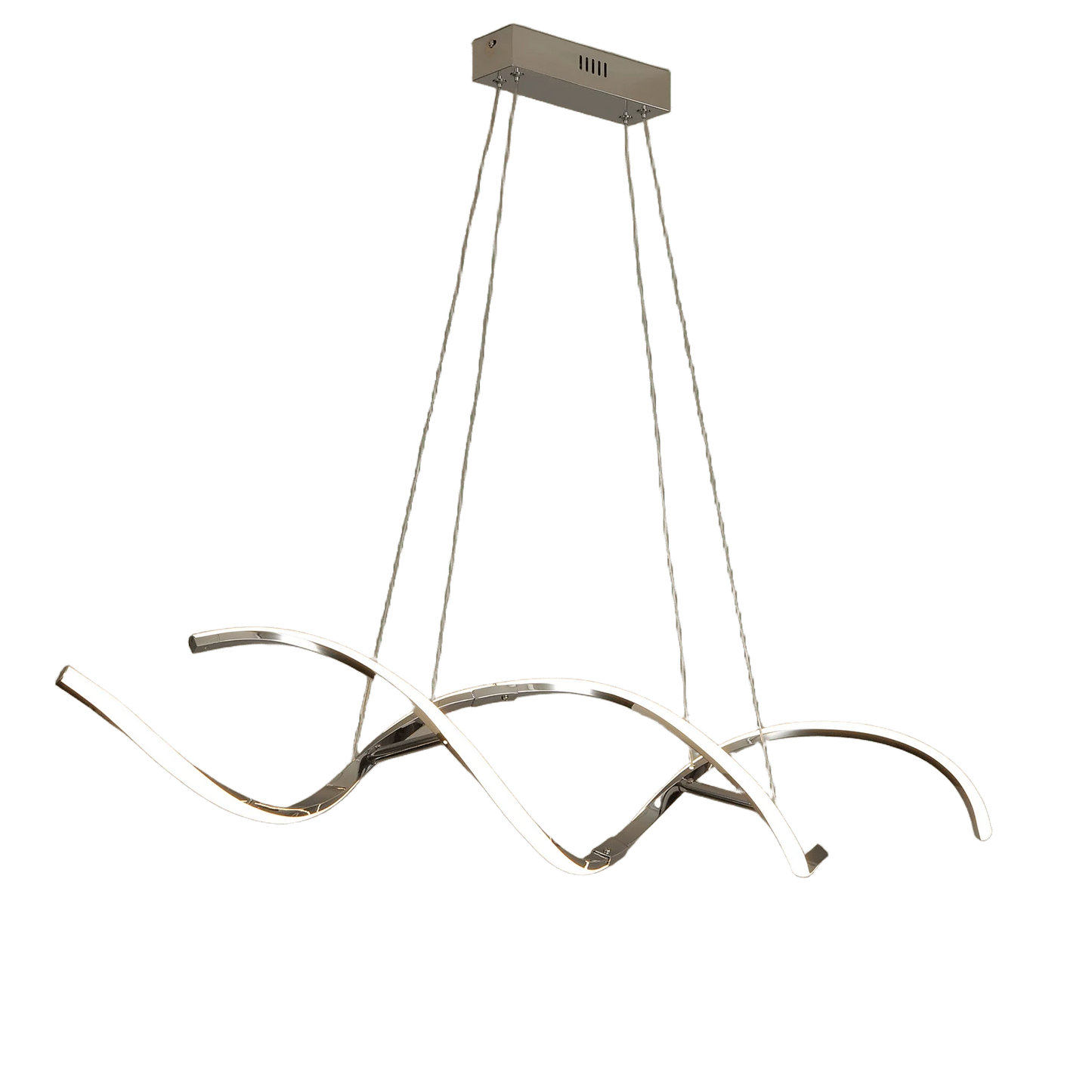 Pendente Linear Moderno para Sala de Jantar e Cozinha — Lustre Decorativo Longo