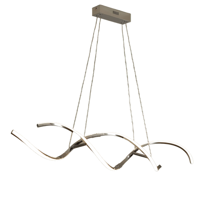 Pendente Linear Moderno para Sala de Jantar e Cozinha — Lustre Decorativo Longo