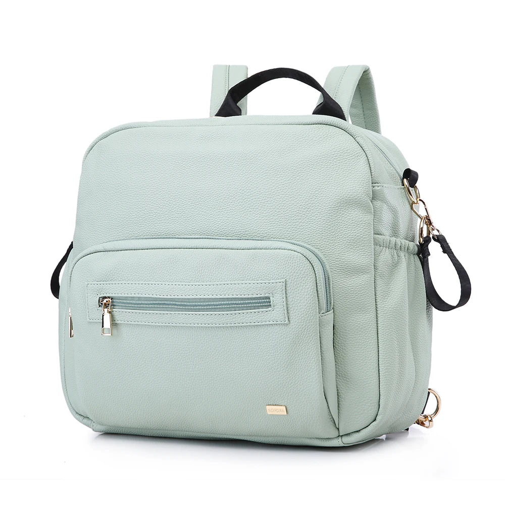 Soboba Diaper Bag for Newborn Baby Solid Multi-functional Waterproof Maternity Changing Bag for Baby Care Stroller Bag Fashion