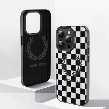 F-Fred Luxuxy Perry For IPhone 17 16 15 Plus Pro Max 12 14 Plus 11 13 Wave Corrugated Stripe Funda Phone Cover