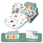 Baby Fitness Racket Piano Toy Newborn Baby Music Pedal Piano Fitness Equipment Soft Detachable Baby Climbing Mat Pedal Toy