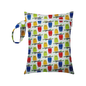 Mini Size 25x20cm Diaper Bag Waterproof Reusable Mummy Bag Printed Pocket Nappy Bags PUL Travel Wet Dry Bags Purple Color
