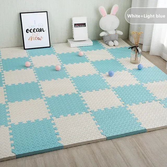 30cm Baby Foam Crawling Mat Children EVA Educational Toys Kids Soft Floor Game Mat Chain Fitness Brick Gym Game Carpet Kid Room