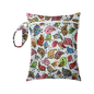 Mini Size 25x20cm Diaper Bag Waterproof Reusable Mummy Bag Printed Pocket Nappy Bags PUL Travel Wet Dry Bags Purple Color