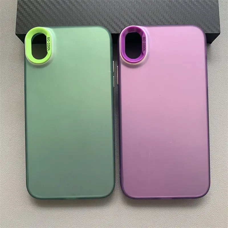 For iPhone x Case iPhone XR Phone Case iPhone XS Cover iPhone XS MAX 7 8 plus 8p cases Luxury Metallic Aurora Skin Matte Cover