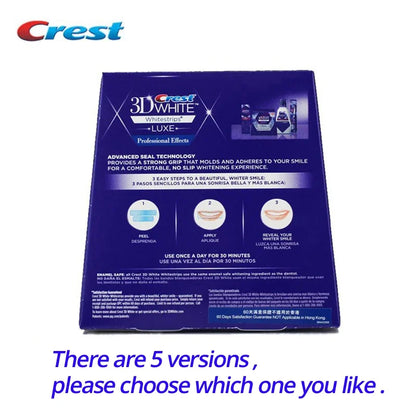 Fitas Clareadores Dentais Crest 3D Whitestrips — Efeito Profissional em Casa