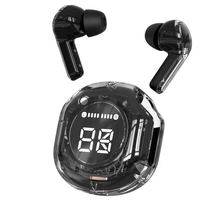 Fones De Ouvido Sem Fio Bluetooth Controle De Toque HiFi Stereo Noise Reduc Microfone À Prova D'água De Baixa Latê