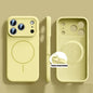 New Liquid Silicone Magnetic Case For iPhone 17 16 15 14 13 12 Pro Max 16 Plus Air Original Soft Cover For iPhone 17 16 Pro Max