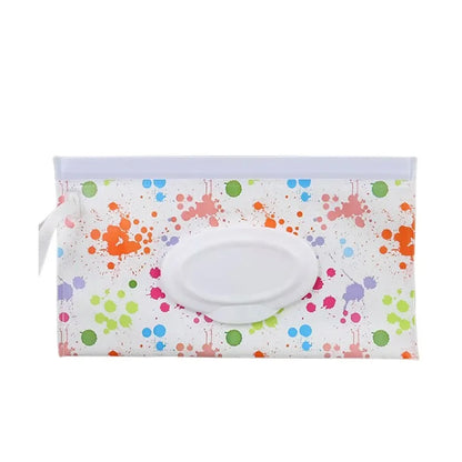 EVA Baby Wet Wipe Dispenser Bag Portable Refillable Flip Cover Wipe Pouch Reusable Travel Wet Wipe Pouch
