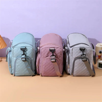 Personalized Diaper Bags Custom Name Mommy Baby Bag Large Capacity Outgoing Storage Bag Embroidered Handheld Crossbody Bag Gifts