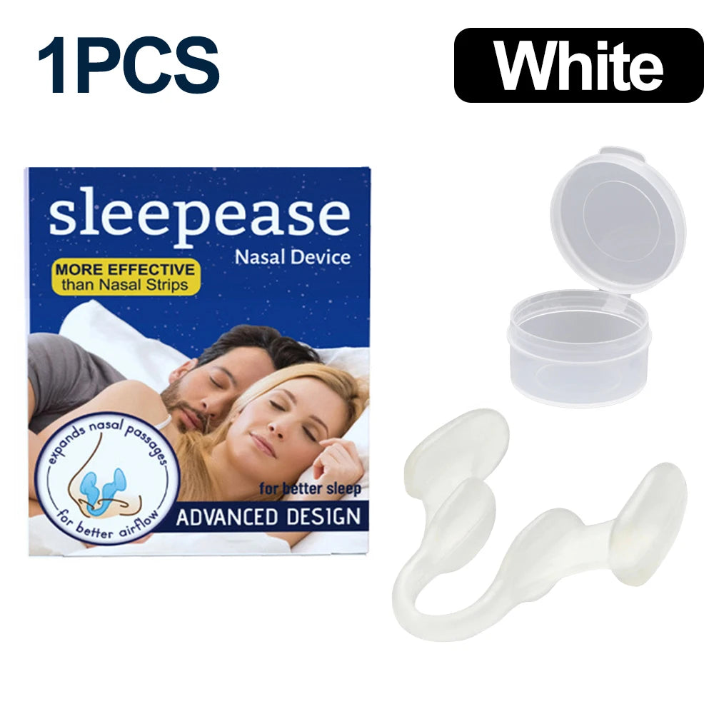 Clip Nasal de Silicone Antirronco — Dilatador Nasal para Respirar Melhor e Dormir Bem