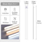 Luz LED com Sensor de Movimento Recarregável — 10 a 60cm para Armário, Quarto e Cozinha