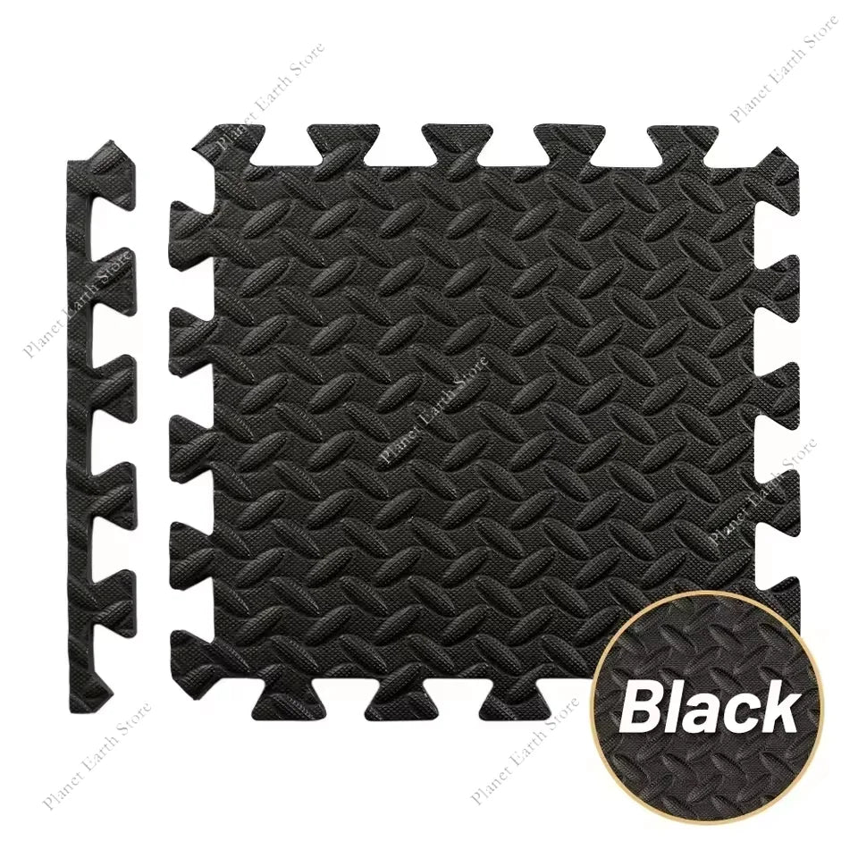 12Pcs Eva Foam Mat Baby Foam Play Mat Interlocking Foam Tiles Non-Slip Foam Floor Mat Gym Puzzle Sports Floor Mat Home 30*30*1CM