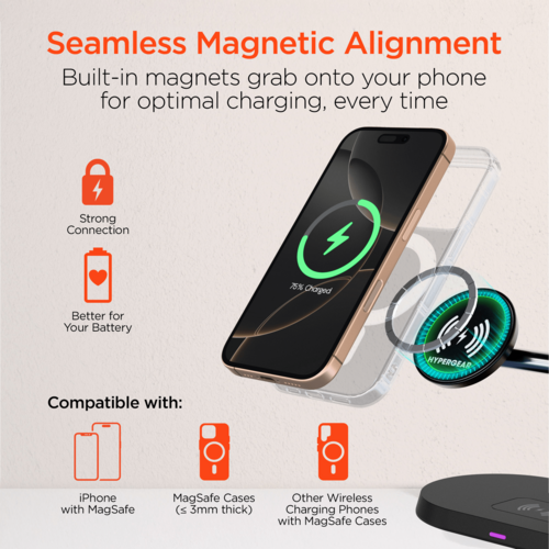 HyperGear MaxCharge Pro 3-in-1 Magsafe Charging Stand
