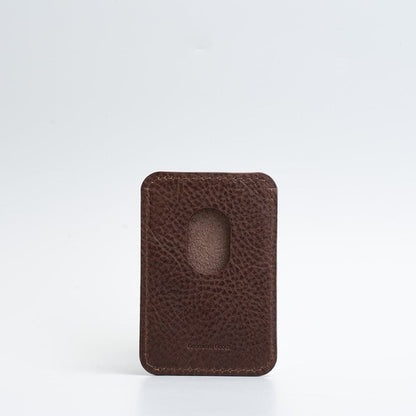 Leather Wallet compatible with MagSafe - The Minimalist