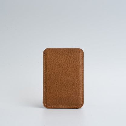 Leather Wallet compatible with MagSafe - The Minimalist