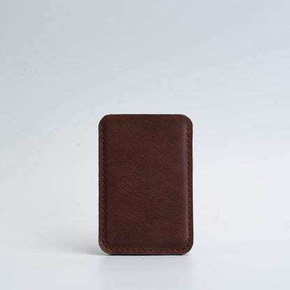 Leather Wallet compatible with MagSafe - The Minimalist